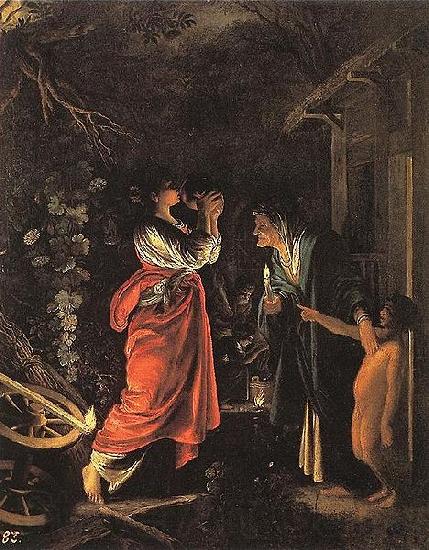 Adam  Elsheimer Die Verspottung der Ceres